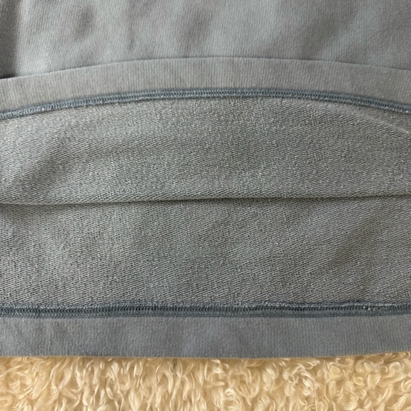 Lou & Grey Washed Cozy Cotton Dolman Sweatshirt in Blue 752068 Size Large - Picture 8 of 10